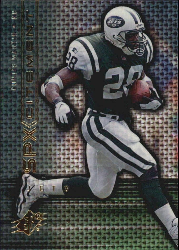 Curtis Martin #S11 Football Cards 1999 Spx Spxcitement