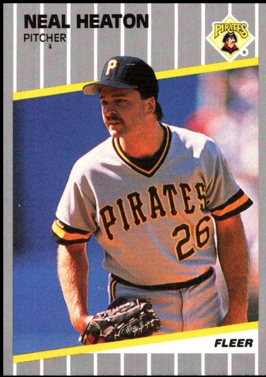 Neal Heaton #113 Baseball Cards 1989 Fleer