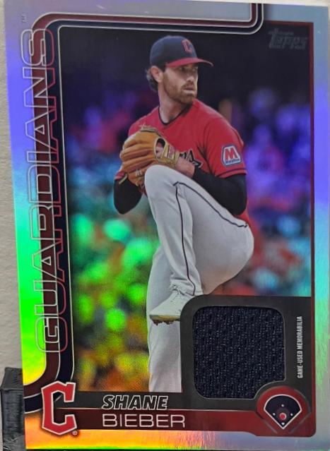 Shane Bieber #379 2025 Topps Series 2 Baseball