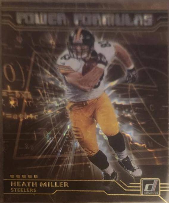 heath miller #pf-hm Football Cards 2020 Panini Donruss Power Formulas