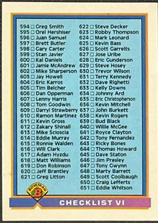 Checklist 594-704