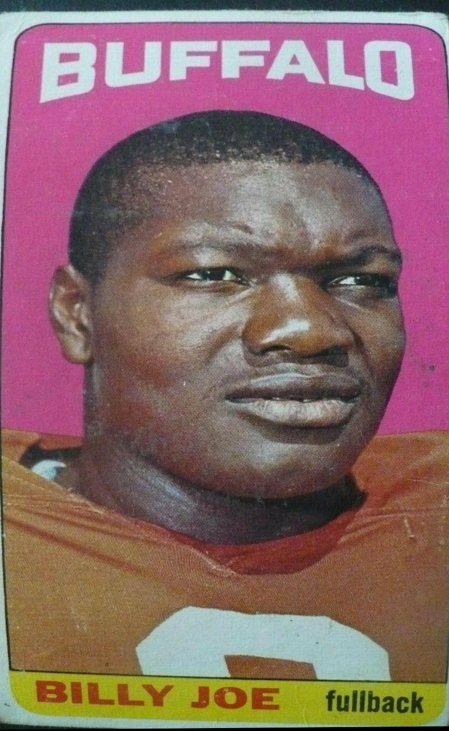 Billy Joe #33 Football Cards 1965 Topps
