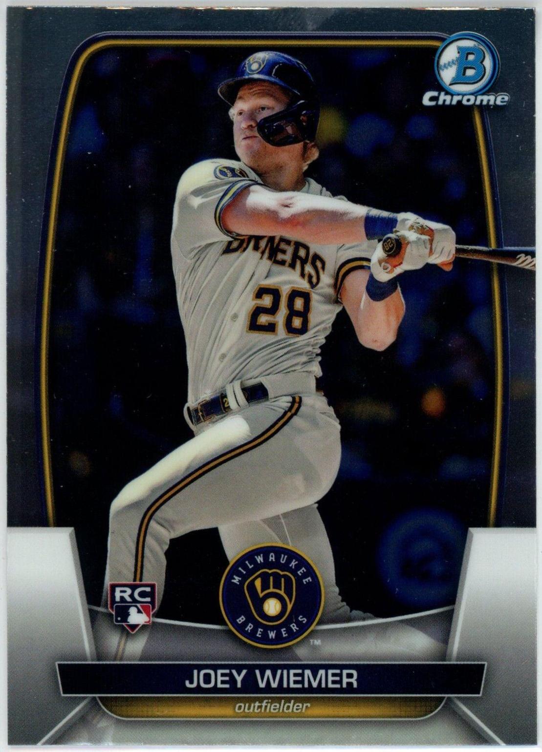 Joey Wiemer #41 Baseball Cards 2023 Bowman Chrome