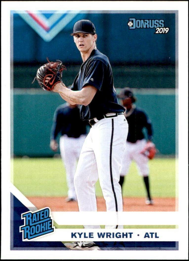 Kyle Wright #44 Baseball Cards 2019 Panini Donruss