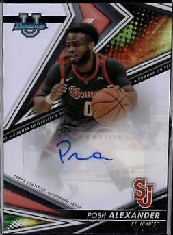 Posh Alexander #BOA-PA 2022-23 Bowman University Best Basketball Best of 2022-23 Autographs