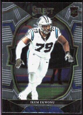 Ikem Ekwonu #34 Football Cards 2022 Panini Select