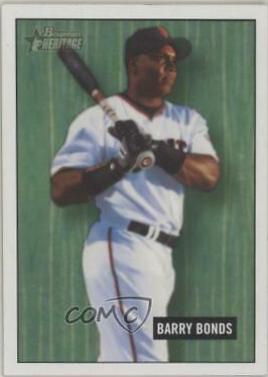Barry Bonds #37 Baseball Cards 2005 Bowman Heritage