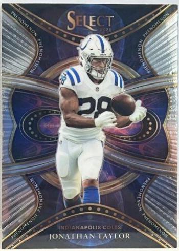 Jonathan Taylor #PHE-12 Football Cards 2021 Panini Select Phenomenon
