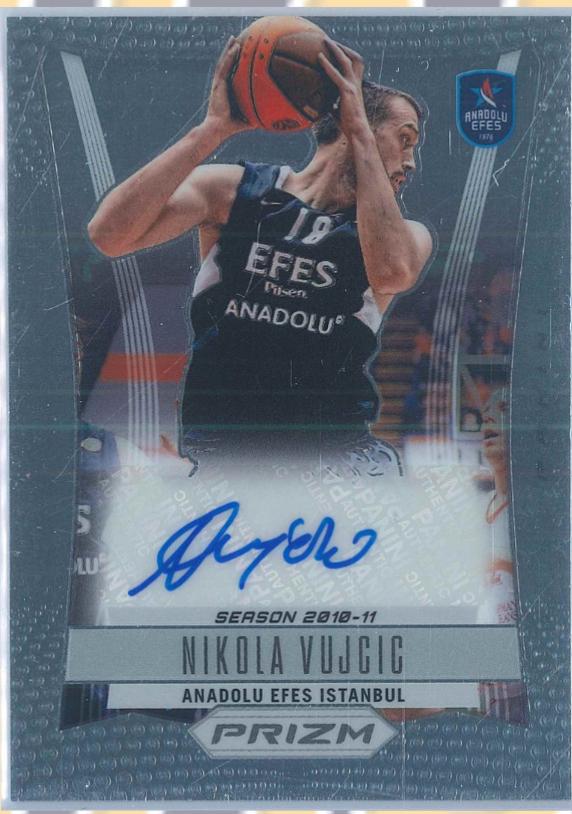 Nikola Vujcic #3 Basketball Cards 2024 Panini Prizm EuroLeague Retro Signature