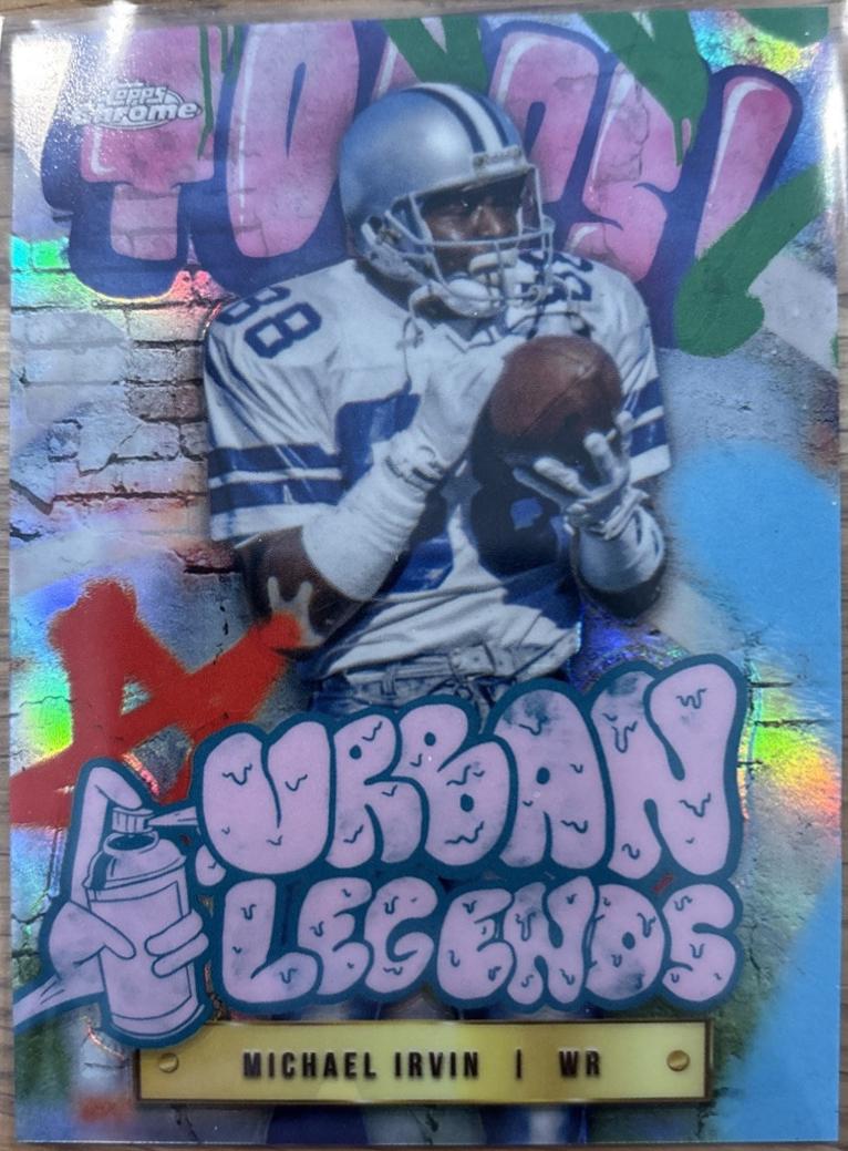 Michael Irvin #UL-8 Football Cards 2024 Topps Chrome Urban Legends