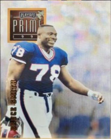 Bruce Smith #4 Football Cards 1996 Playoff Prime