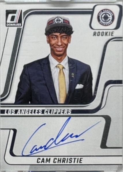 Cam Christie #NDA-CCL Basketball Cards 2024 Panini Donruss Next Day Autograph