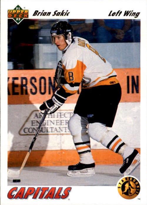 Brian Sakic #461 Hockey Cards 1991 Upper Deck