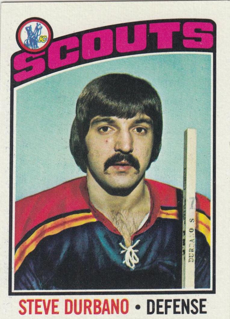 Steve Durbano #19 Hockey Cards 1976 Topps