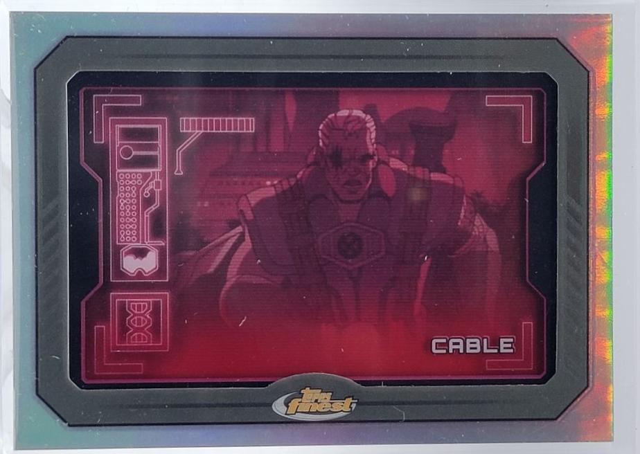 Cable #SS-16 Marvel 2025 Topps Finest X-Men '97 Sentinels Scan