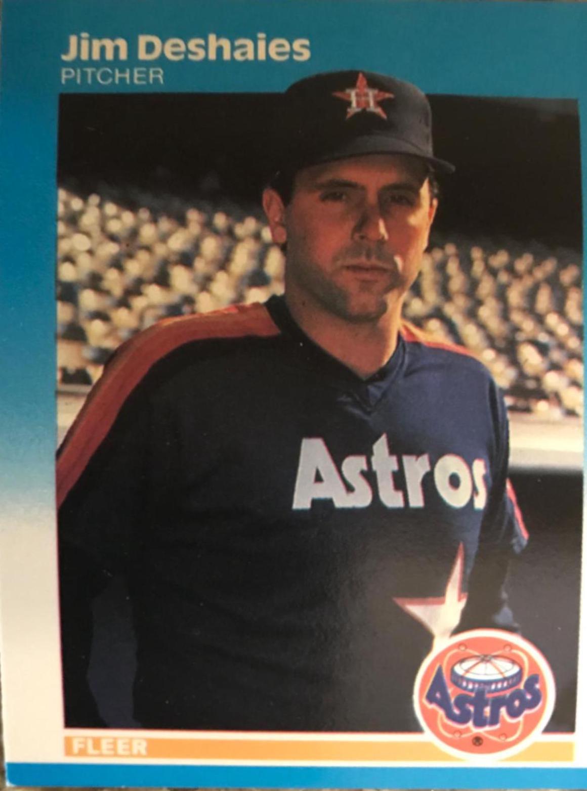 Jim Deshaies #56 Baseball Cards 1987 Fleer