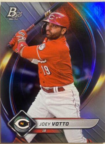 Joey Votto #87 Baseball Cards 2022 Bowman Platinum