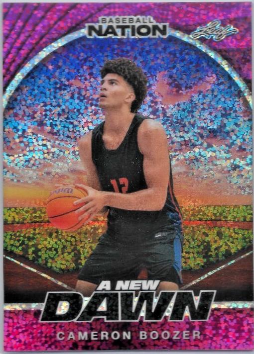 Cameron Boozer #NB-24 2025 Leaf Baseball Nation New Dawn