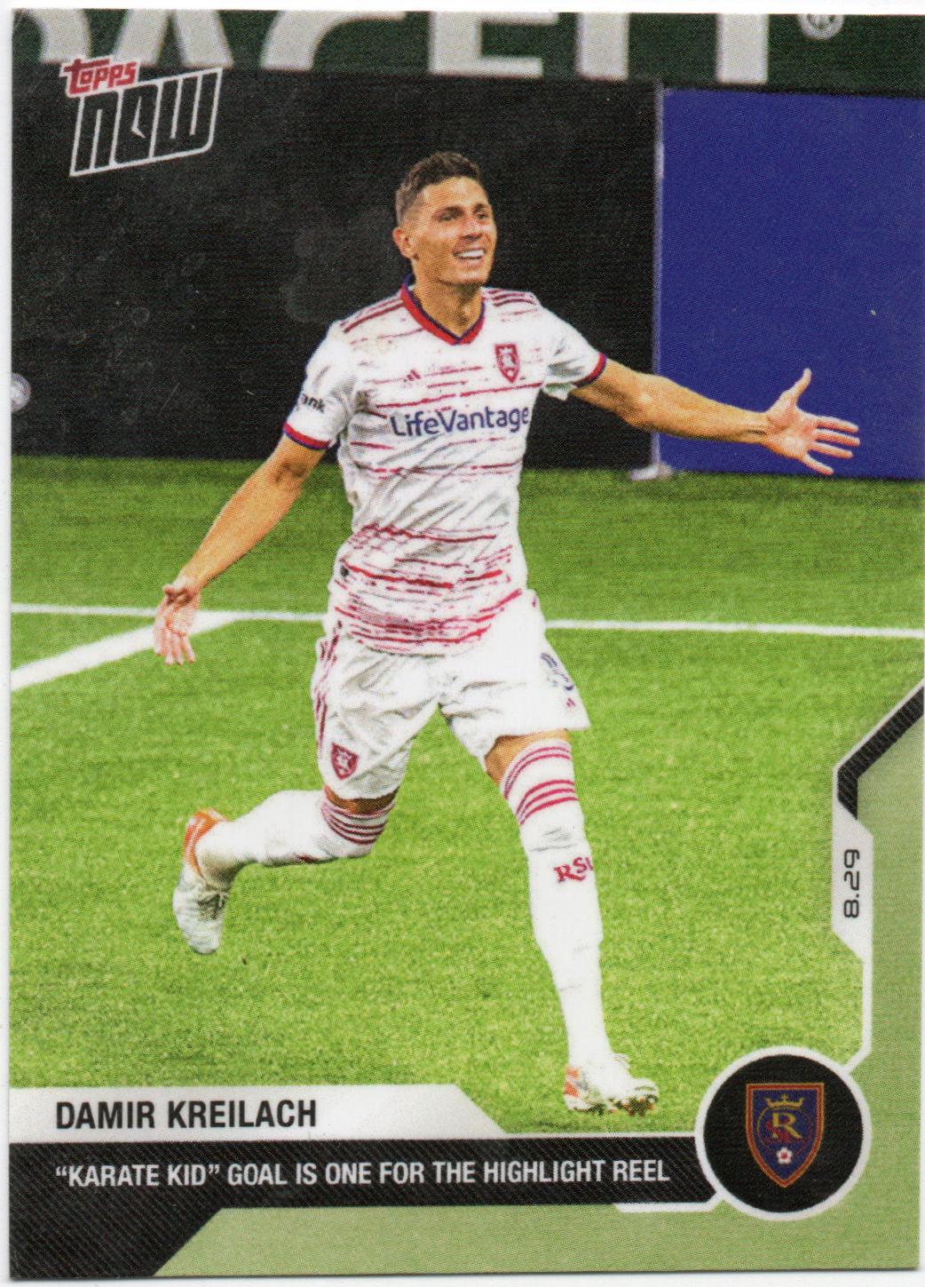 Damir Kreilach #17 Soccer Cards 2020 Topps Now MLS