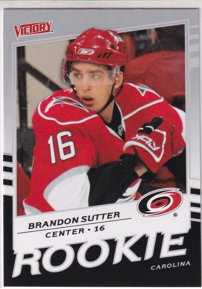 Brandon Sutter #348 Hockey Cards 2008 Upper Deck Victory