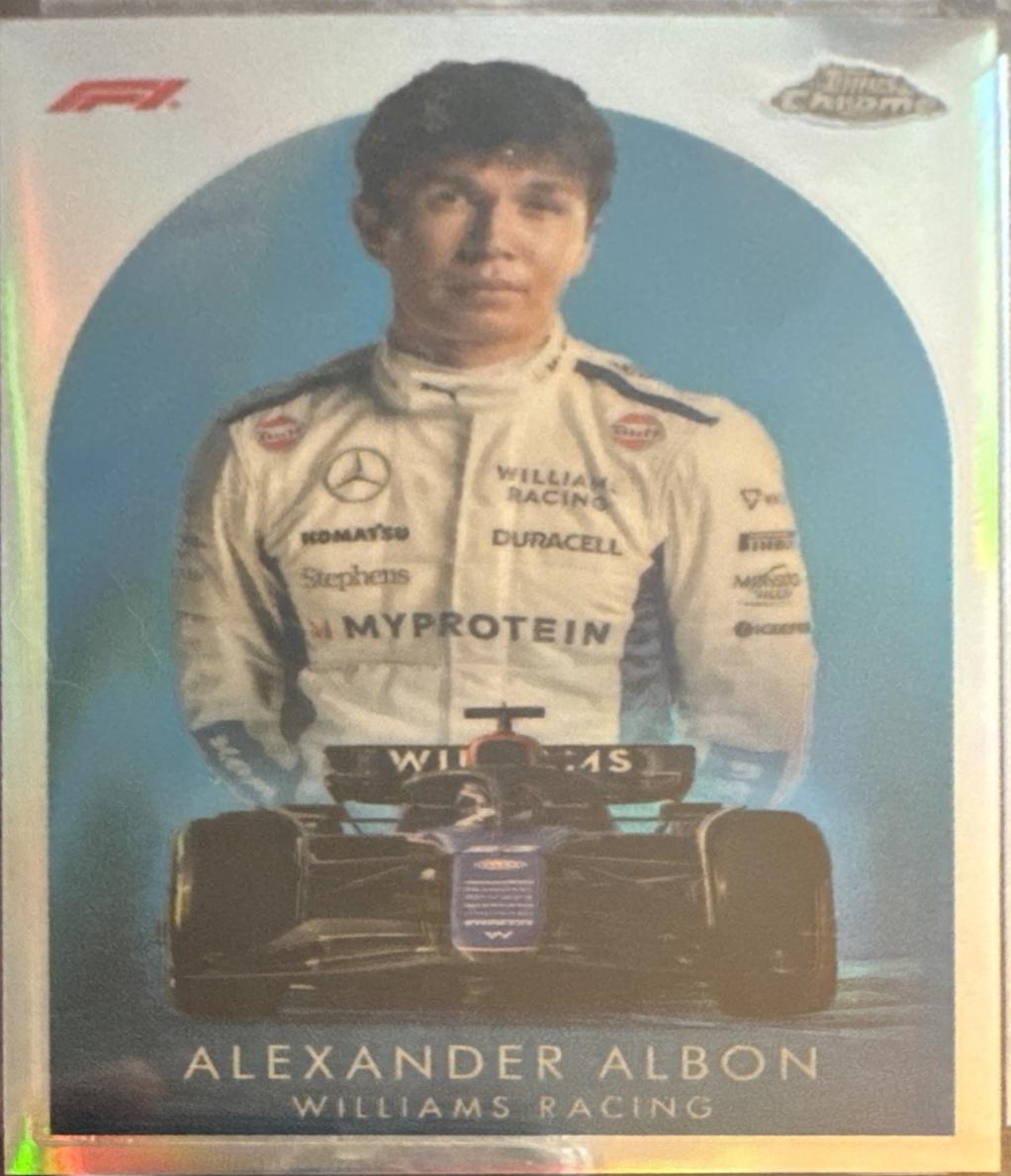 Alexander Albon #TG-19 Racing Cards 2024 Topps Chrome Formula 1 The Grid