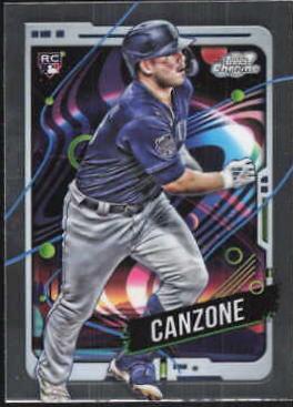 Dominic Canzone #153 Baseball Cards 2024 Topps Cosmic Chrome