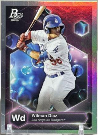 Wilman Diaz #PE-1 Baseball Cards 2022 Bowman Platinum Precious Elements