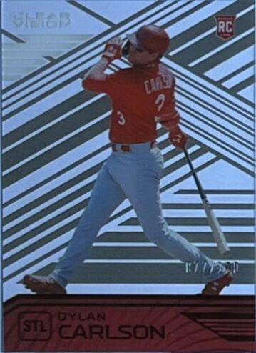 Dylan Carlson #15 Baseball Cards 2021 Panini Chronicles Clear Vision