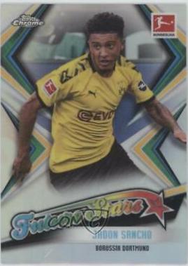 Jadon Sancho #FS-6 Soccer Cards 2019 Topps Chrome Bundesliga Future Stars