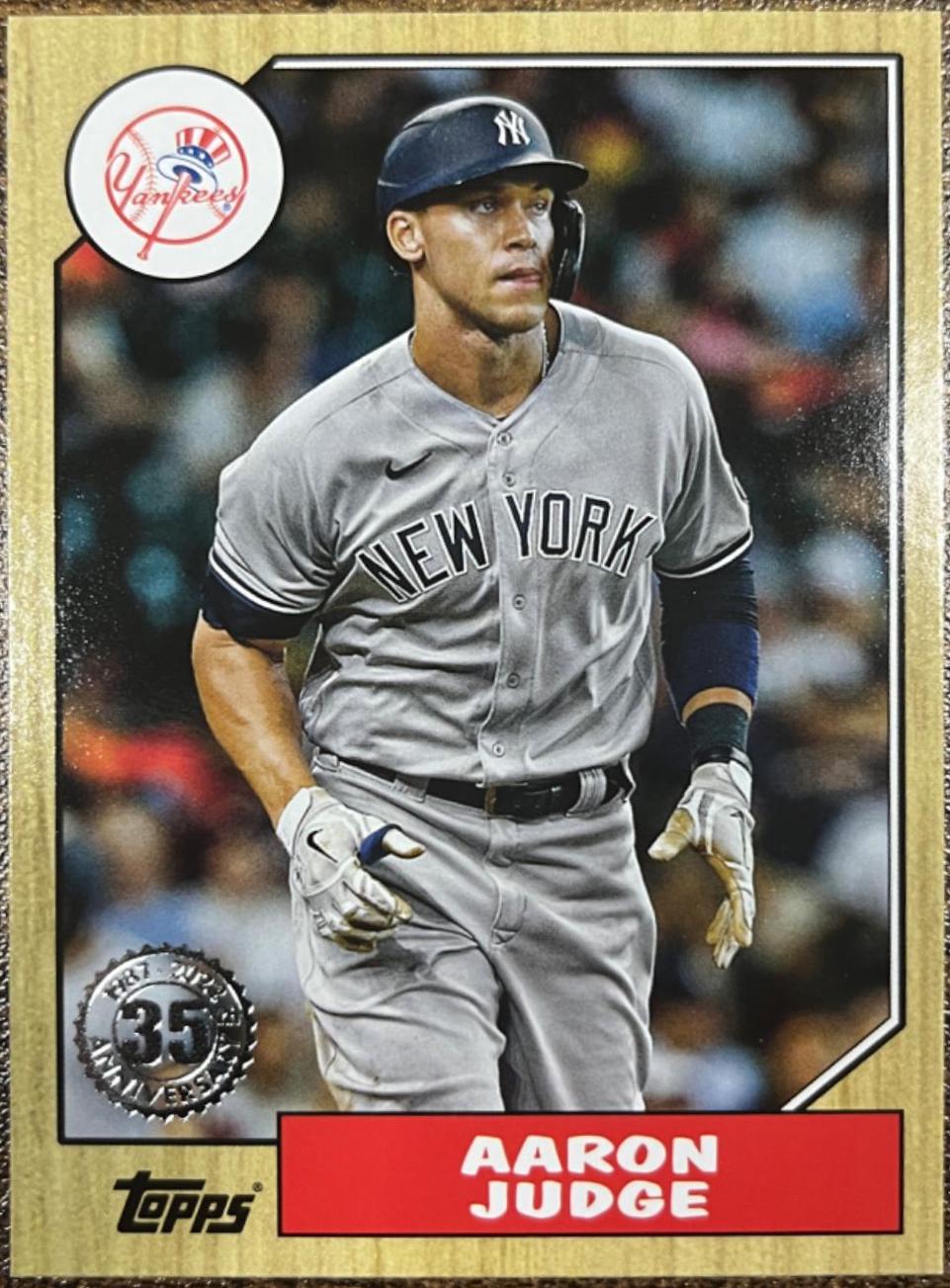 Aaron Judge #T87-99 Baseball Cards 2022 Topps 1987