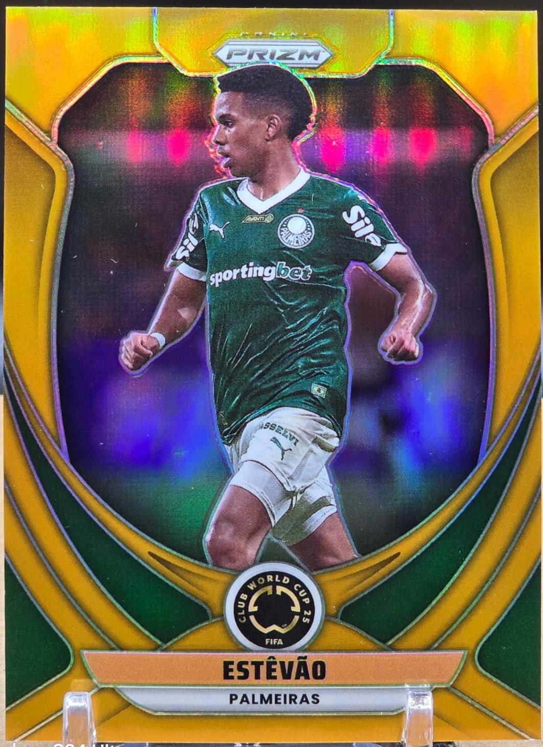 Estevao [Gold] #151 Prices | 2025 Panini Prizm FIFA Club World Cup ...