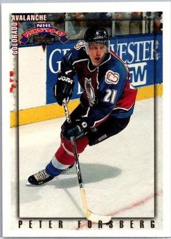 Peter Forsberg #5 Hockey Cards 1996 Topps