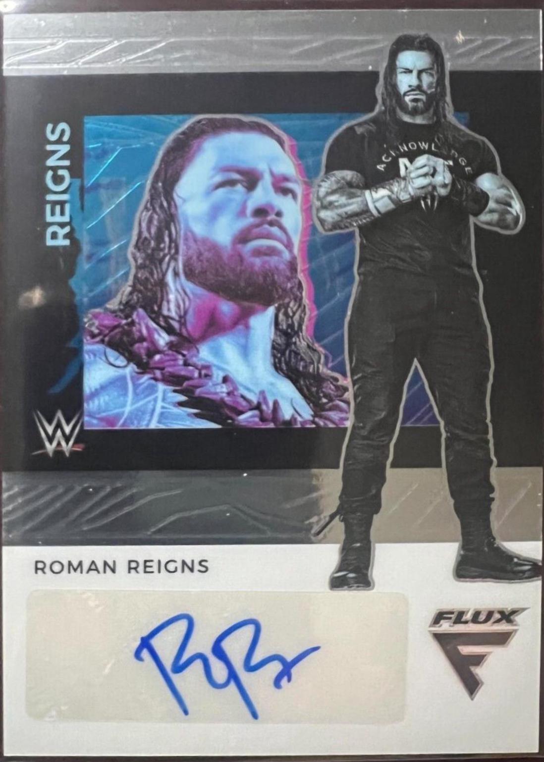 Roman Reigns #FX-RRS Wrestling Cards 2022 Panini Chronicles WWE Flux Autographs