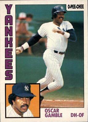 Oscar Gamble #13 Baseball Cards 1984 O Pee Chee