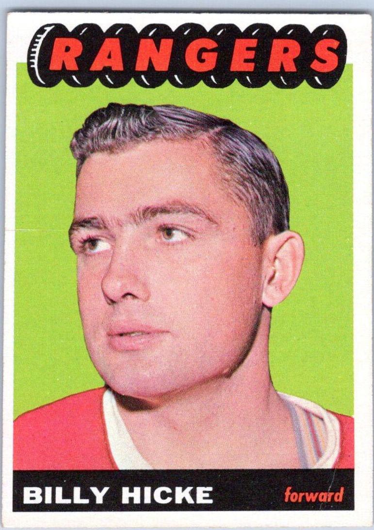 Bill Hicke #30 Hockey Cards 1965 Topps