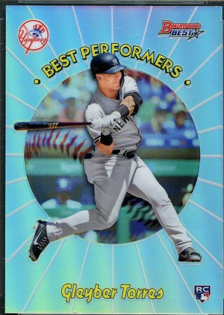 Gleyber Torres #GT Baseball Cards 2018 Bowman's Best 1998 Performers
