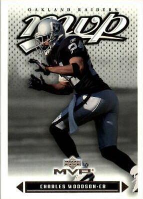 Charles Woodson #21 Football Cards 2003 Upper Deck MVP