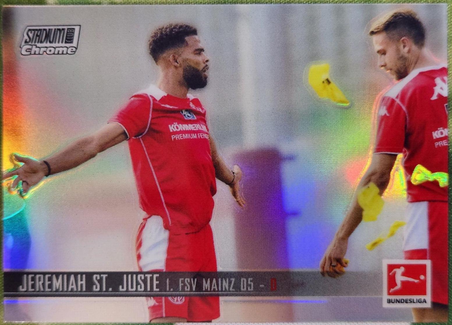 Jeremiah St. Juste #77 2021 Stadium Club Chrome Bundesliga Soccer