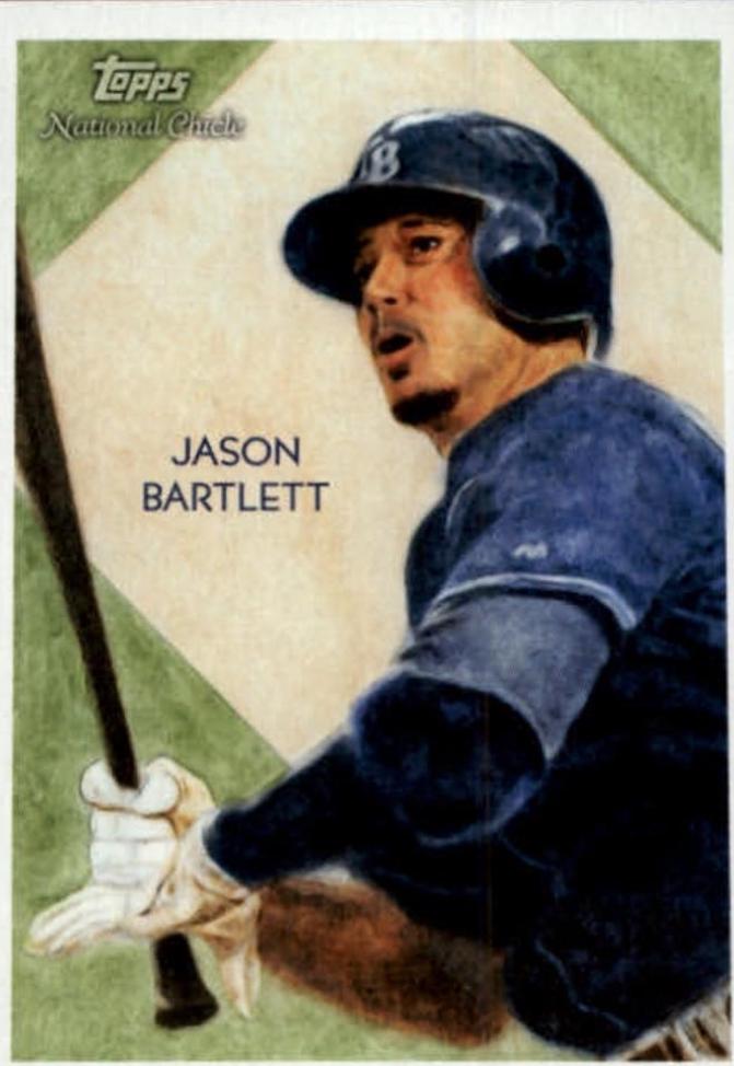 Jason Bartlett #8 Baseball Cards 2010 Topps National Chicle