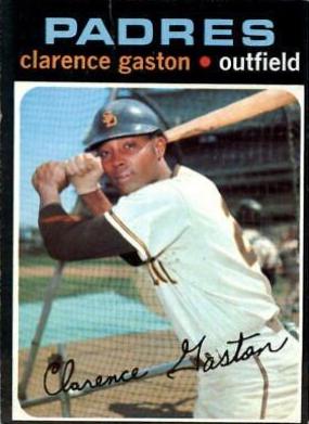 Clarence Gaston #25 Baseball Cards 1971 Topps