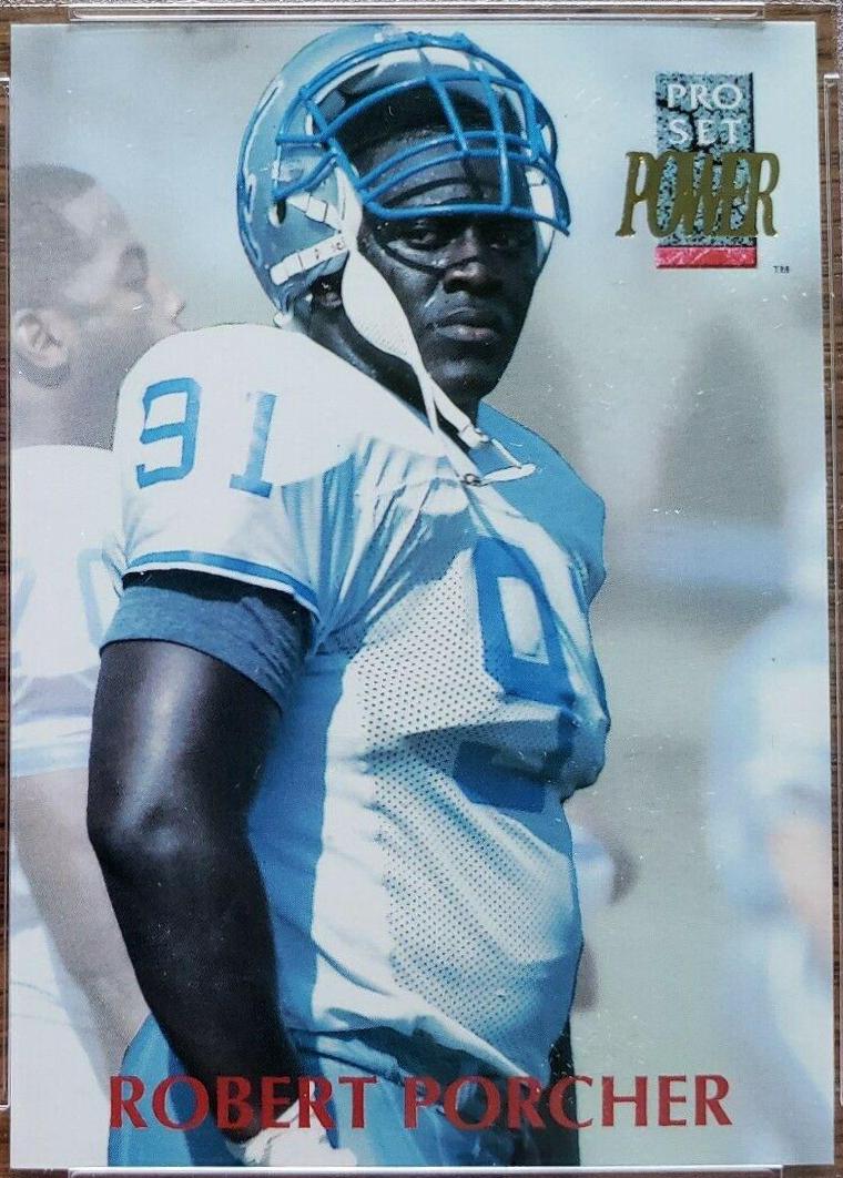Robert Porcher #327 Football Cards 1992 Pro Set Power