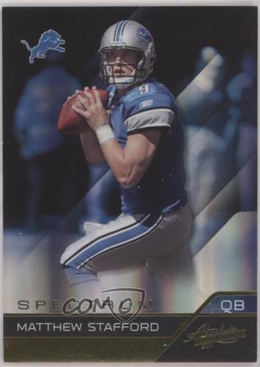 Matthew Stafford [Spectrum Platinum Autograph] #36
