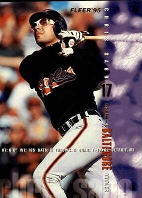 Chris Sabo #20 Baseball Cards 1995 Fleer