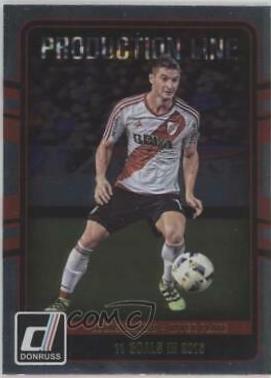 Lucas Alario #6 Soccer Cards 2016 Panini Donruss Production Line