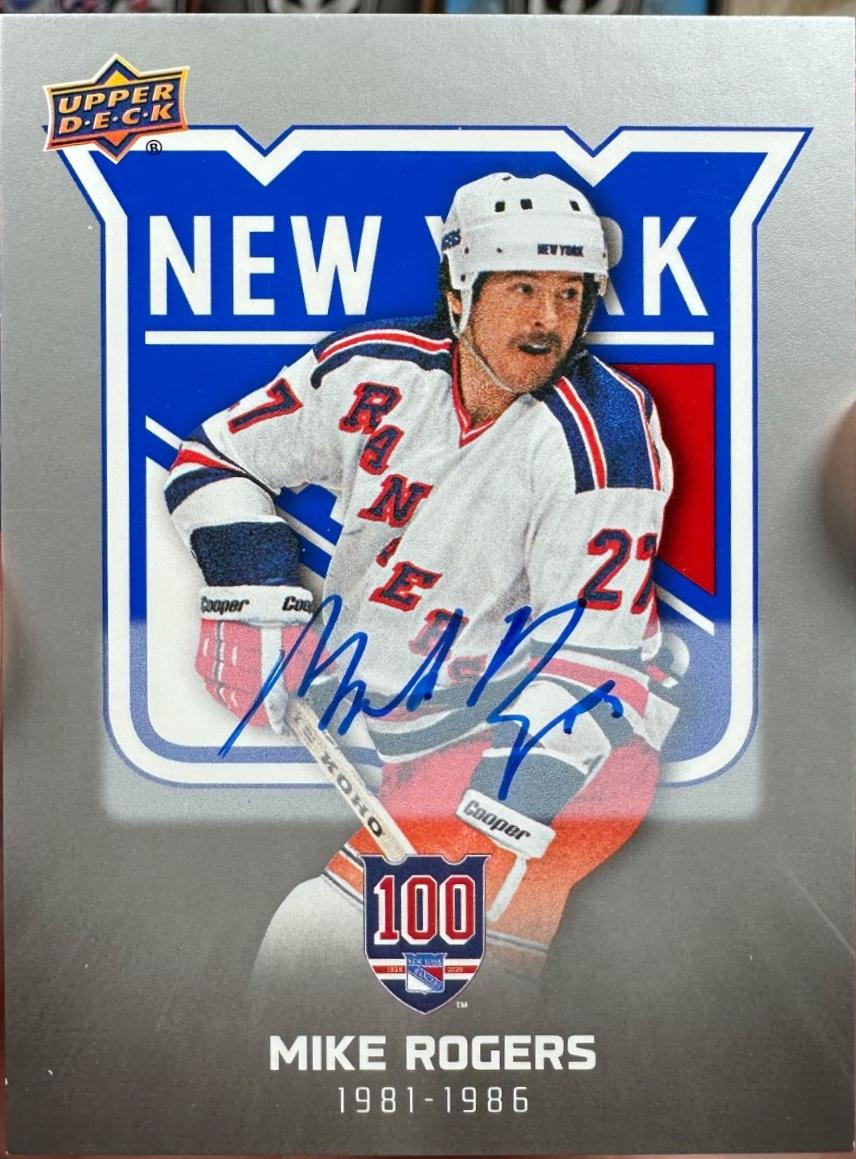 Mike Rogers [Blue Autograph] #25