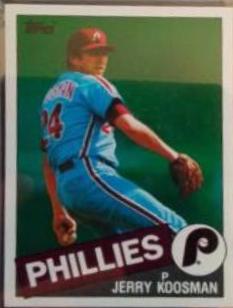 Jerry Koosman #15 Baseball Cards 1985 Topps Mini