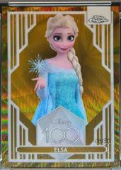 Elsa [Gold Wave] #92 Prices | 2023 Topps Chrome Disney 100