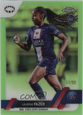 Laurina Fazer #46 Soccer Cards 2022 Topps Chrome UEFA Women's Champions League