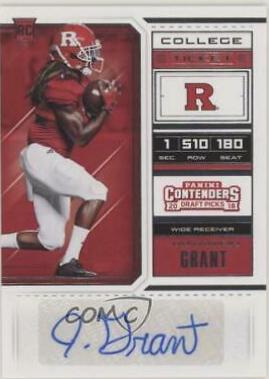 Janarion Grant #161 2018 Panini Contenders Draft Picks Football