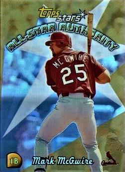 Mark McGwire #AS1 Baseball Cards 2000 Topps Stars All Authority